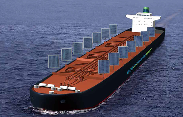 연료소비와 이산화탄소 배출을 저감시키는 선박용 혁식적 돛