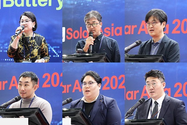 사진 왼쪽 위부터 한국화학융합시험연구원 김미성 본부장, 한국자동차연구원 이정두 수석연구원, 한국전자기술연구원 송준호 차세대전지연구센터장, 스누아이랩 유영준 연구소장, 한국입자분석연구소 고용규 수석연구원, 티에이인스트루먼츠 김영민 부장<br>